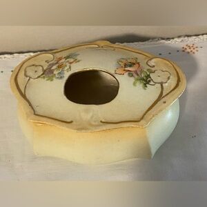 Antique Porcelain Hair receiver